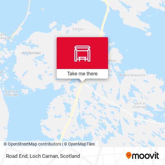 Road End, Loch Carnan map