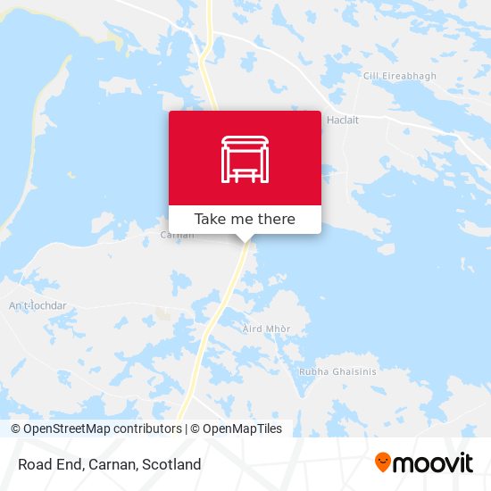 Road End, Carnan map