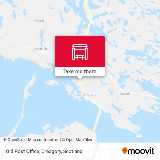 Old Post Office, Creagory map