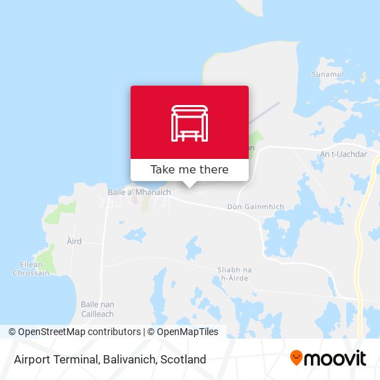 Airport Terminal, Balivanich map