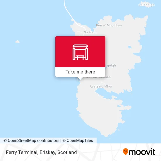 Ferry Terminal, Eriskay map
