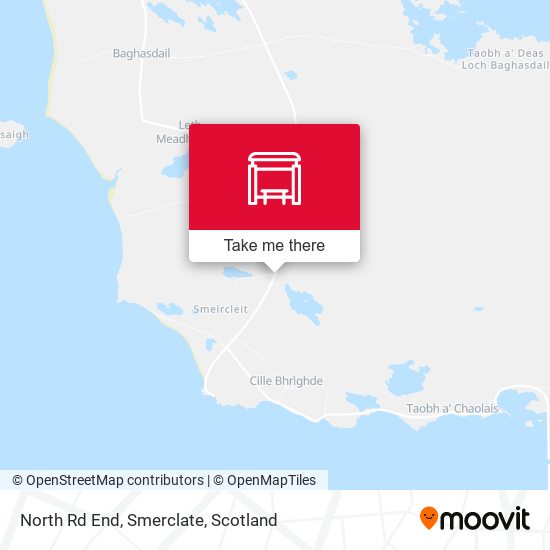 North Rd End, Smerclate map