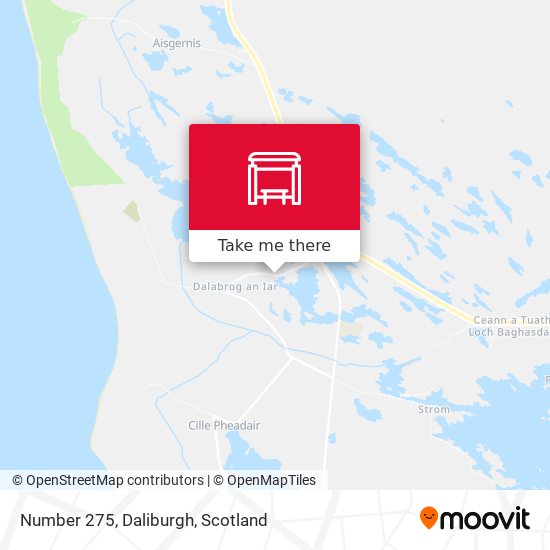 Number 275, Daliburgh map