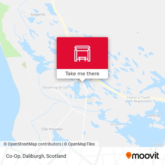 Co-Op, Daliburgh map