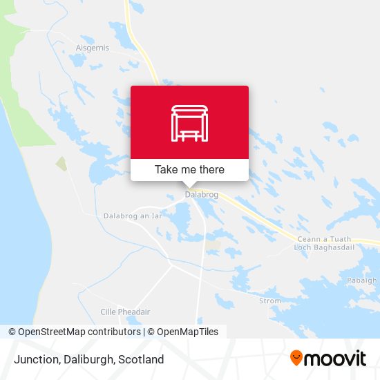 Junction, Daliburgh map