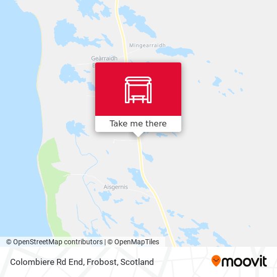 Colombiere Rd End, Frobost map