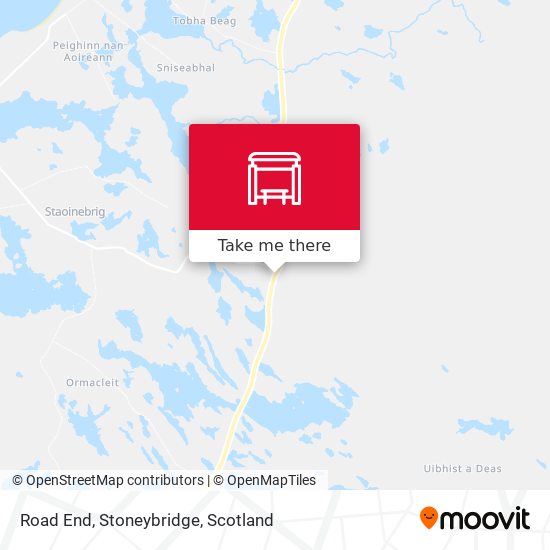Road End, Stoneybridge map