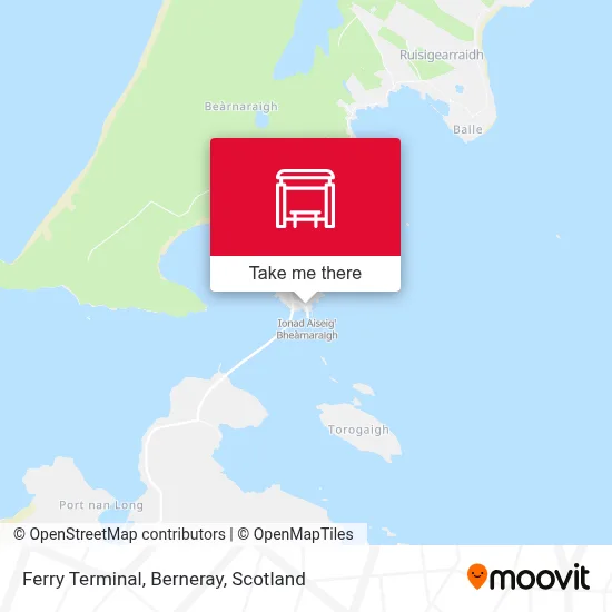 Ferry Terminal, Berneray map