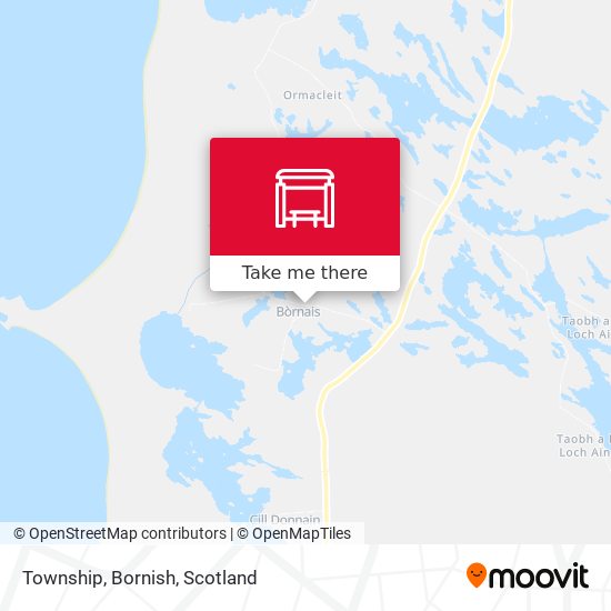 Township, Bornish map