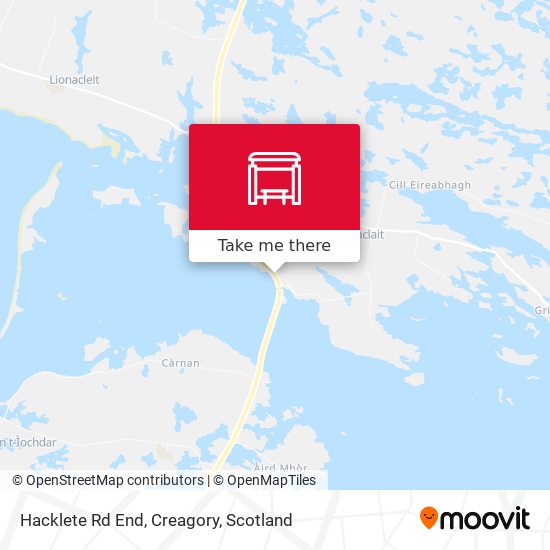 Hacklete Rd End, Creagory map