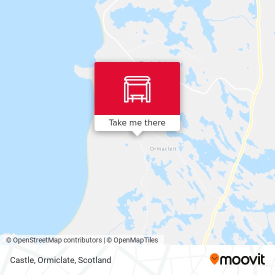 Castle, Ormiclate map