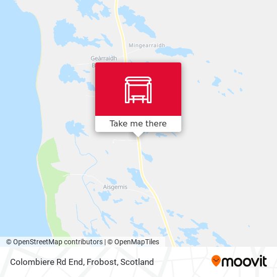 Colombiere Rd End, Frobost map