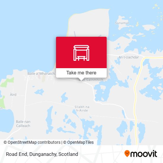 Road End, Dunganachy map