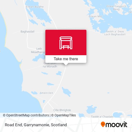 Road End, Garrynamonie map