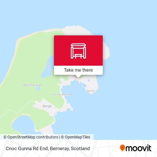 Cnoc Gunna Rd End, Berneray map