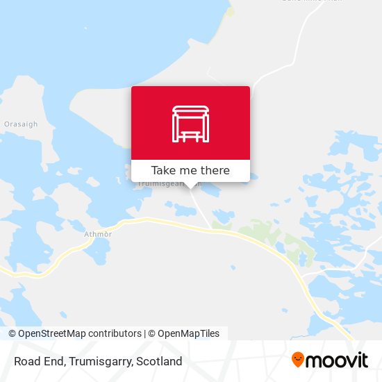 Road End, Trumisgarry map
