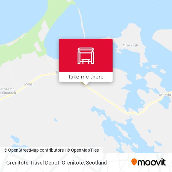 Grenitote Travel Depot, Grenitote map