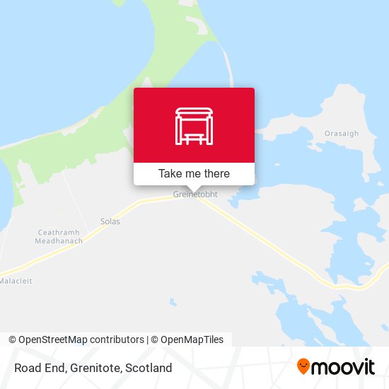 Road End, Grenitote map