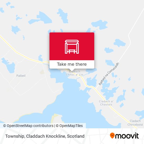 Township, Claddach Knockline map