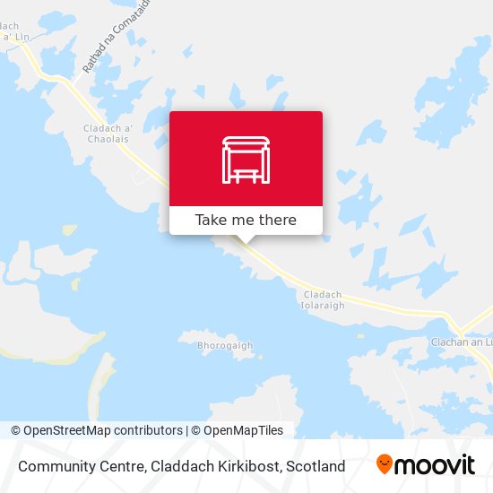 Community Centre, Claddach Kirkibost map