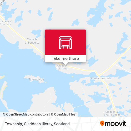 Township, Claddach Illeray map