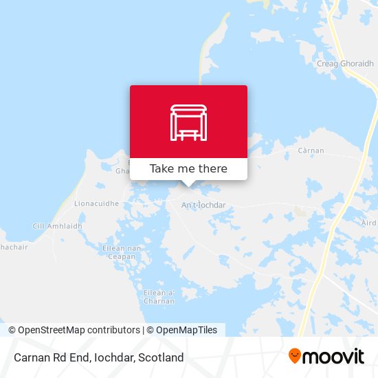 Carnan Rd End, Iochdar map