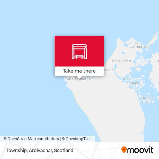 Township, Ardivachar map