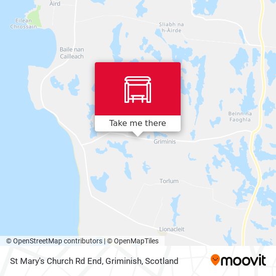 St Mary's Church Rd End, Griminish map