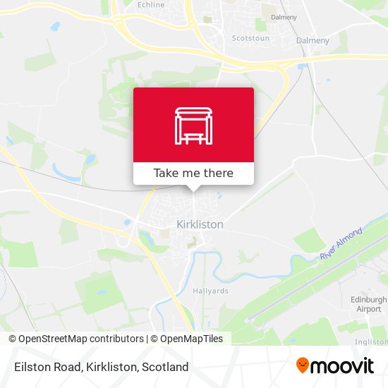 Eilston Road, Kirkliston map