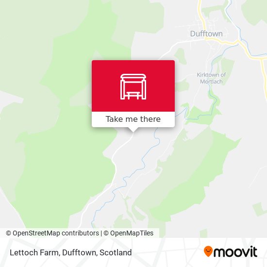 Lettoch Farm, Dufftown map