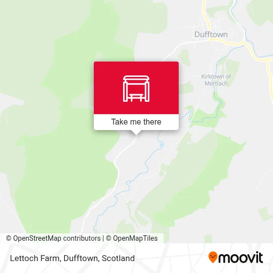 Lettoch Farm, Dufftown map