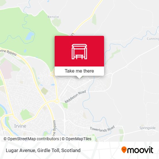 Lugar Avenue, Girdle Toll map