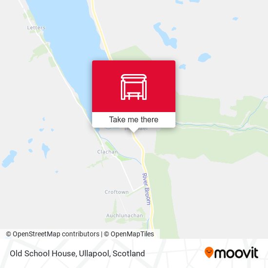 Old School House, Ullapool map