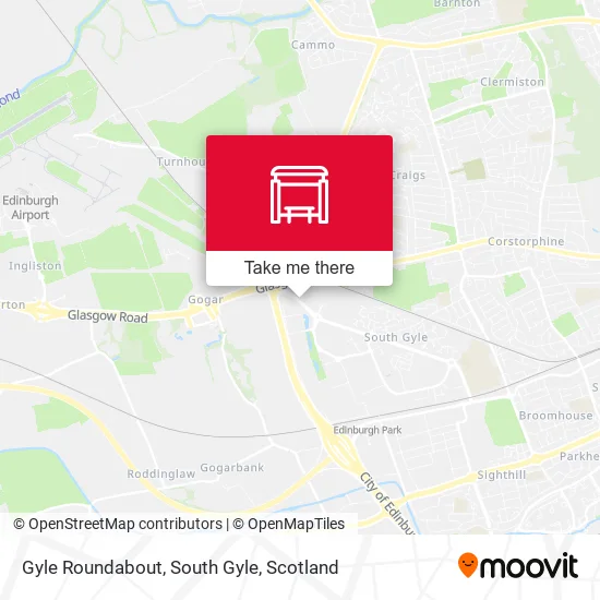 Gyle Roundabout, South Gyle map
