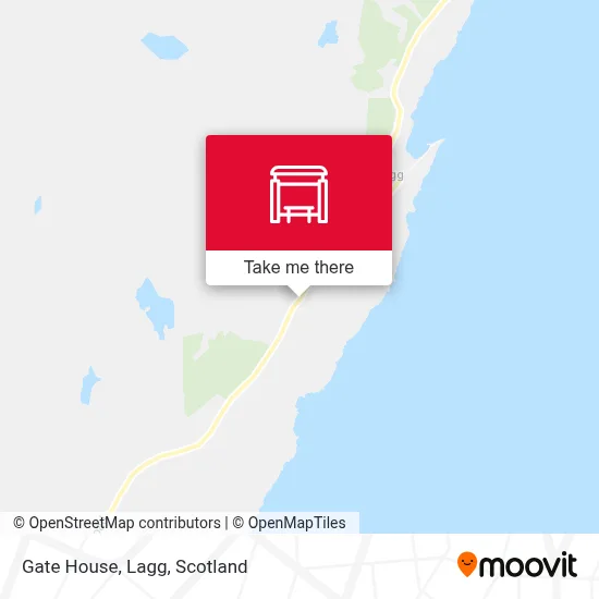 Gate House, Lagg map