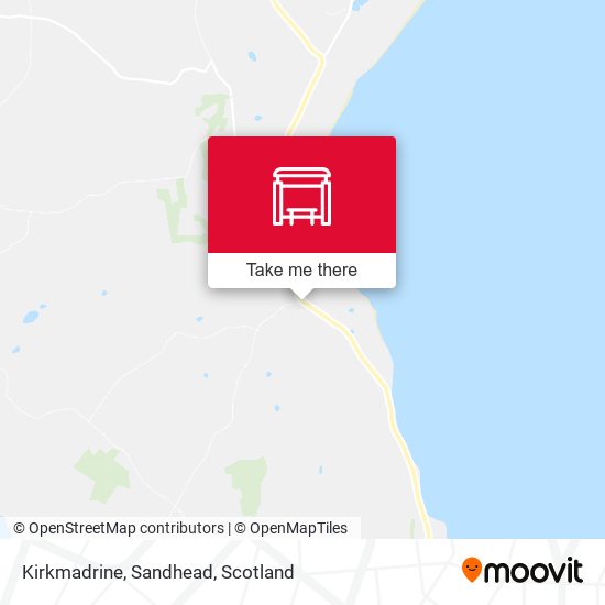 Kirkmadrine, Sandhead map