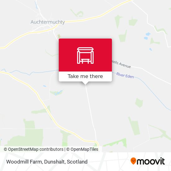 Woodmill Farm, Dunshalt map