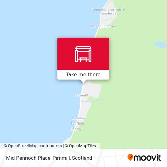 Mid Penrioch Place, Pirnmill map