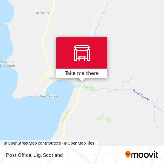 Post Office, Uig map