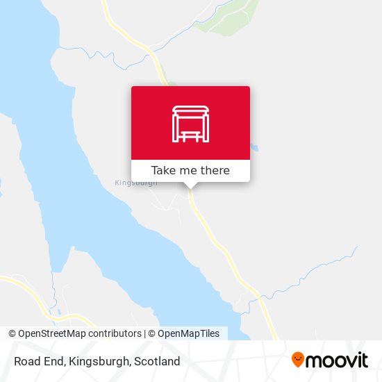 Road End, Kingsburgh map