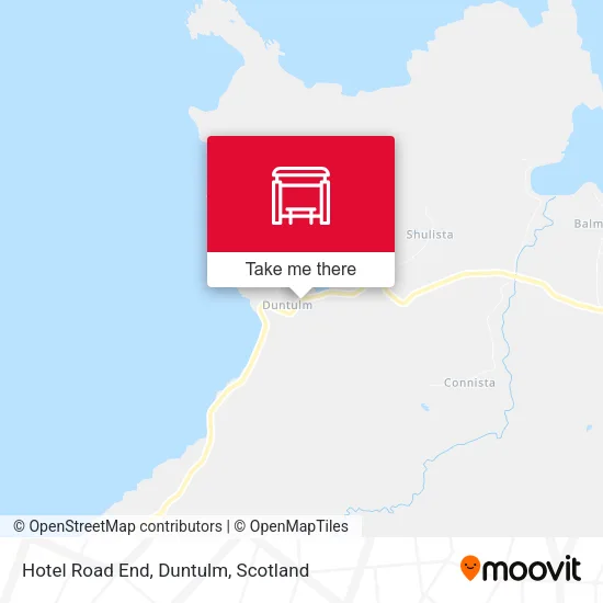 Hotel Road End, Duntulm map