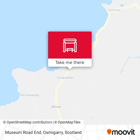 Museum Road End, Osmigarry map
