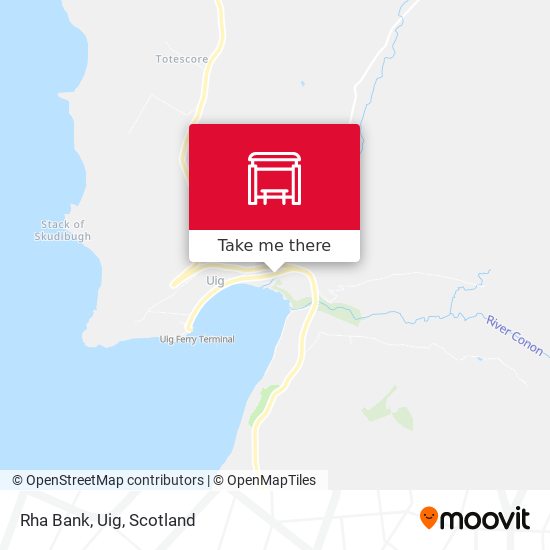 Rha Bank, Uig map
