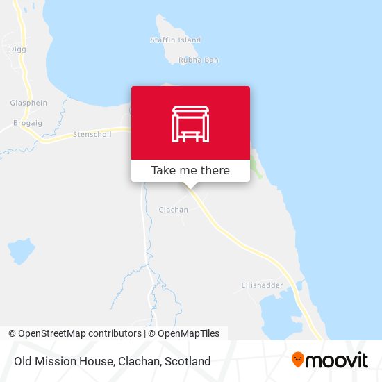 Old Mission House, Clachan map