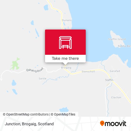 Junction, Brogaig map