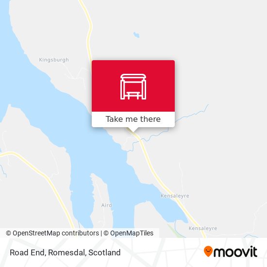 Road End, Romesdal map