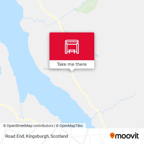 Road End, Kingsburgh map
