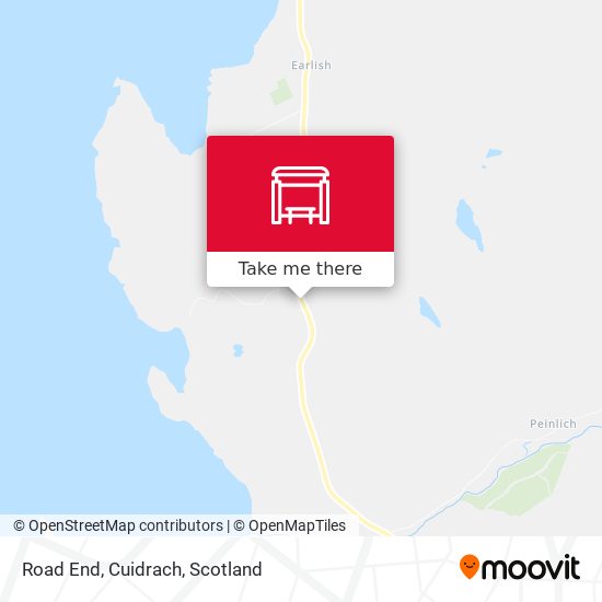 Road End, Cuidrach map