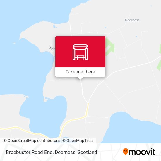 Braebuster Road End, Deerness map