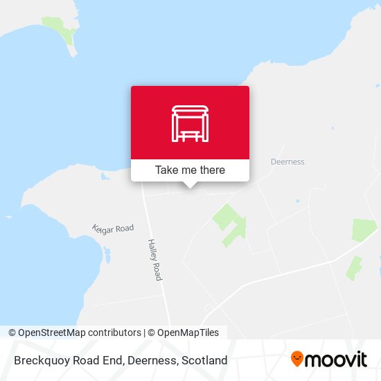 Breckquoy Road End, Deerness map